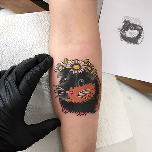 Meerschweinchen Tattoo