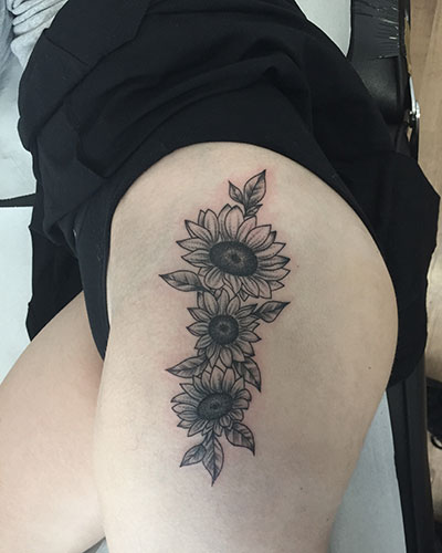 Sonnenblumen Tattoo