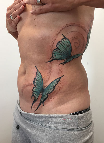 Großes Schmetterling Tattoo