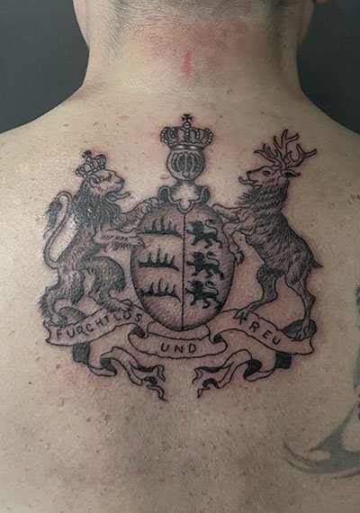 Wappen Württemberg Tattoo