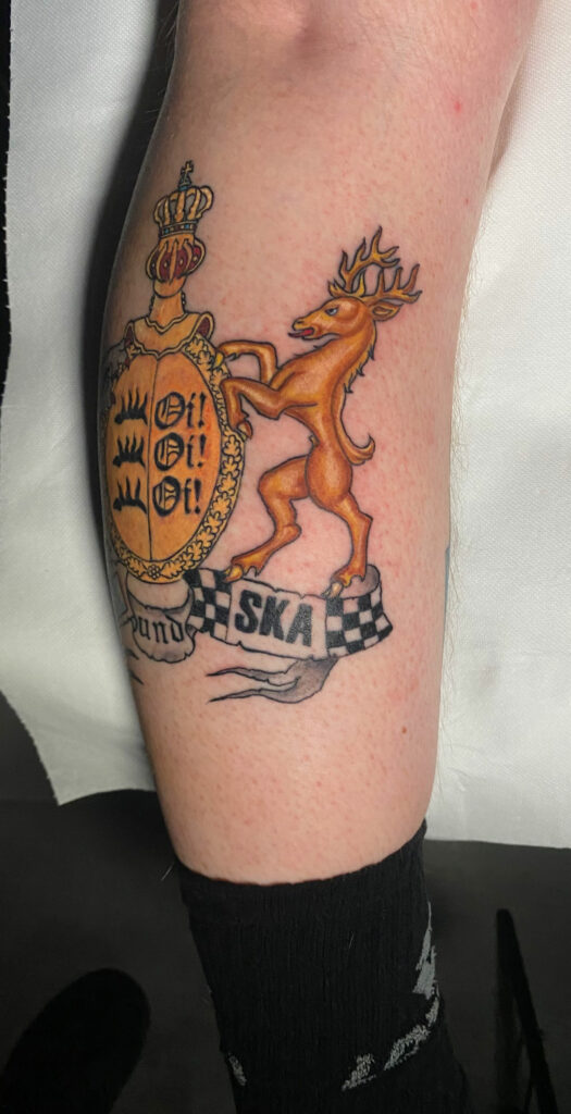 Wappen Württemberg ska Tattoo