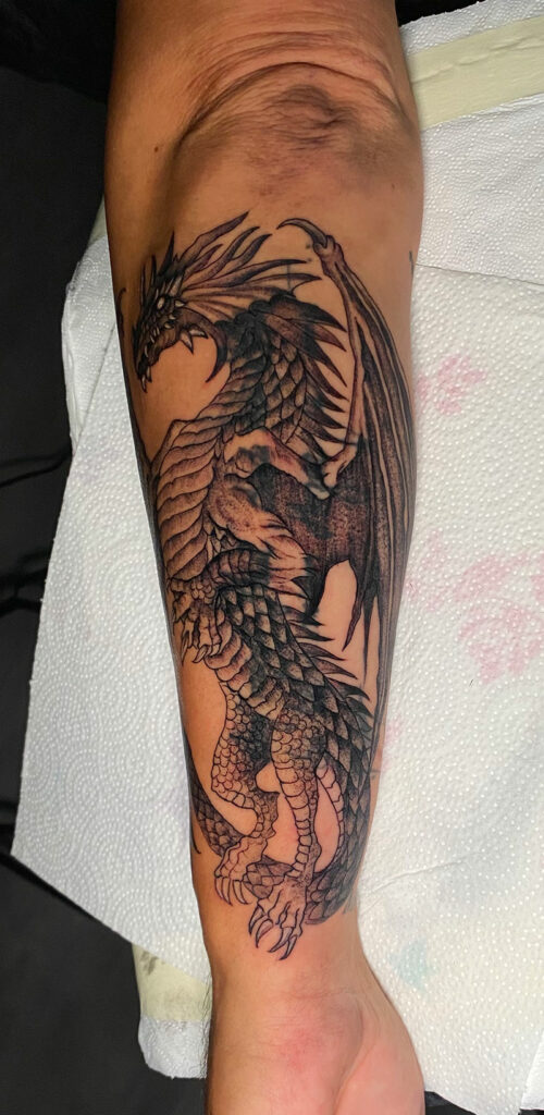 Dragon Tattoo Arm